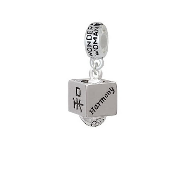 Antiqued Dragon Spinner Custom Year Stainless Steel Heart Bead Charm Antiqued Dragon Spinner Custom Year Stainless Steel Heart Bead Charm